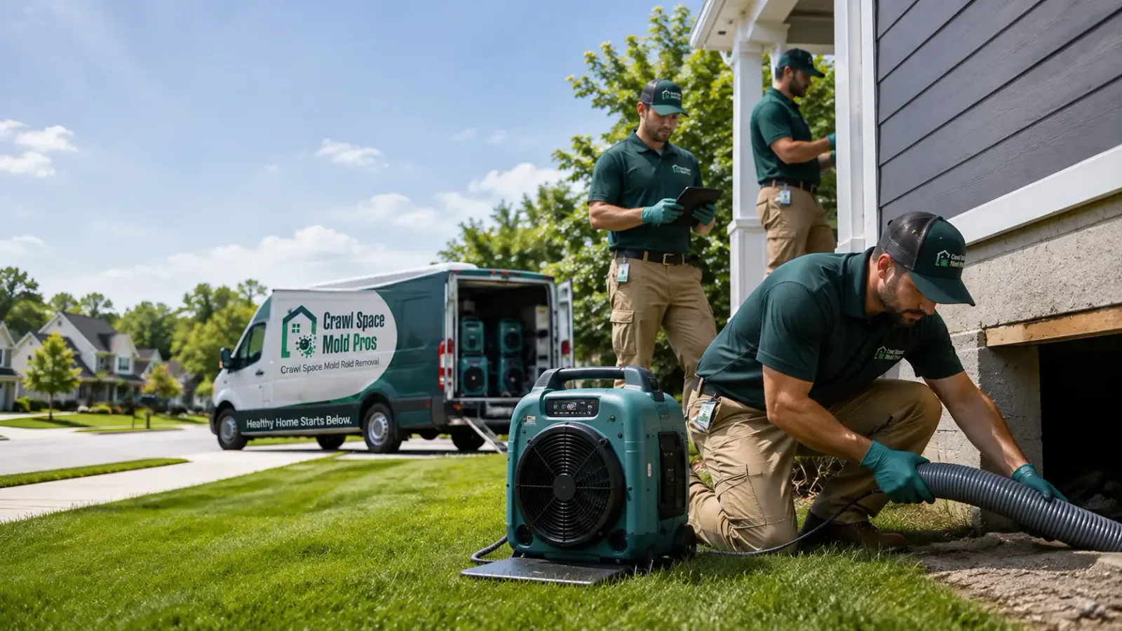 Crawl Space Mold Removal in Marshfield, WI
